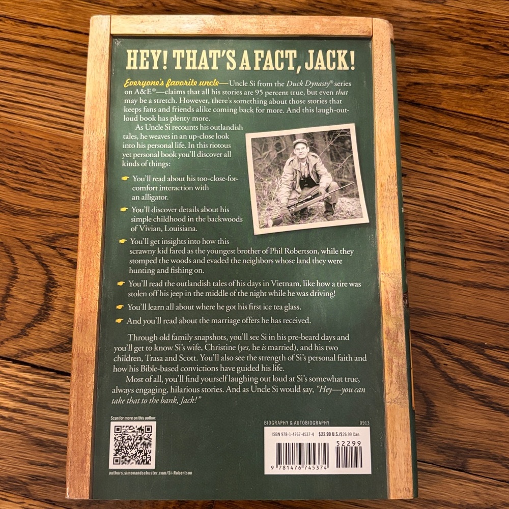 Si-Cology 101: Tales & Wisdom from Duck Dynasty's Favorite Uncle book      books - Picture 2 of 2